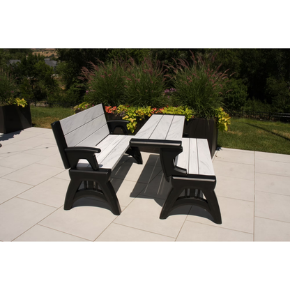 2x Convert-a-Bench XL Tuinbank – In een Handomdraai Om te Bouwen tot Tafel