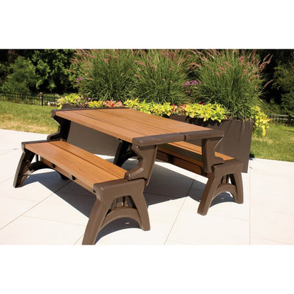 2x Convert-a-Bench XL Tuinbank – In een Handomdraai Om te Bouwen tot Tafel